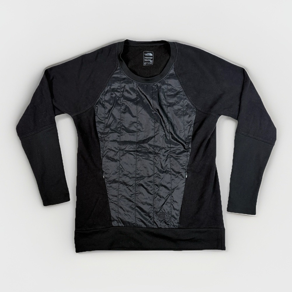 The North Face Women S Beyond the Wall Sweatshirt Black Pullover Sporty Gorpcore